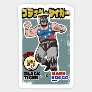 Black Tiger Mask Sticker